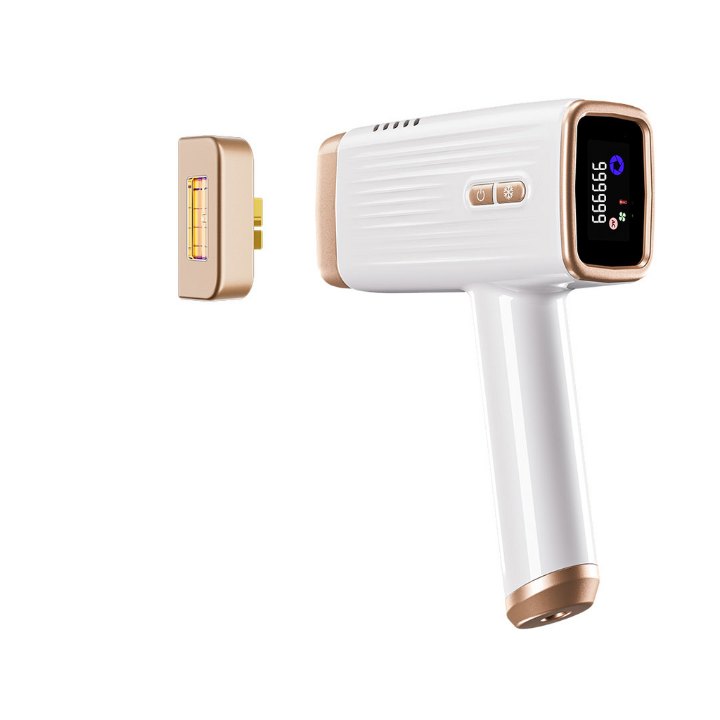 جهاز KinseiBeauty E3 لإزالة الشعر بالليزر المنزلي مع 2 عدسة قابلة للتبديل | 2 مليون ومضة ليزر