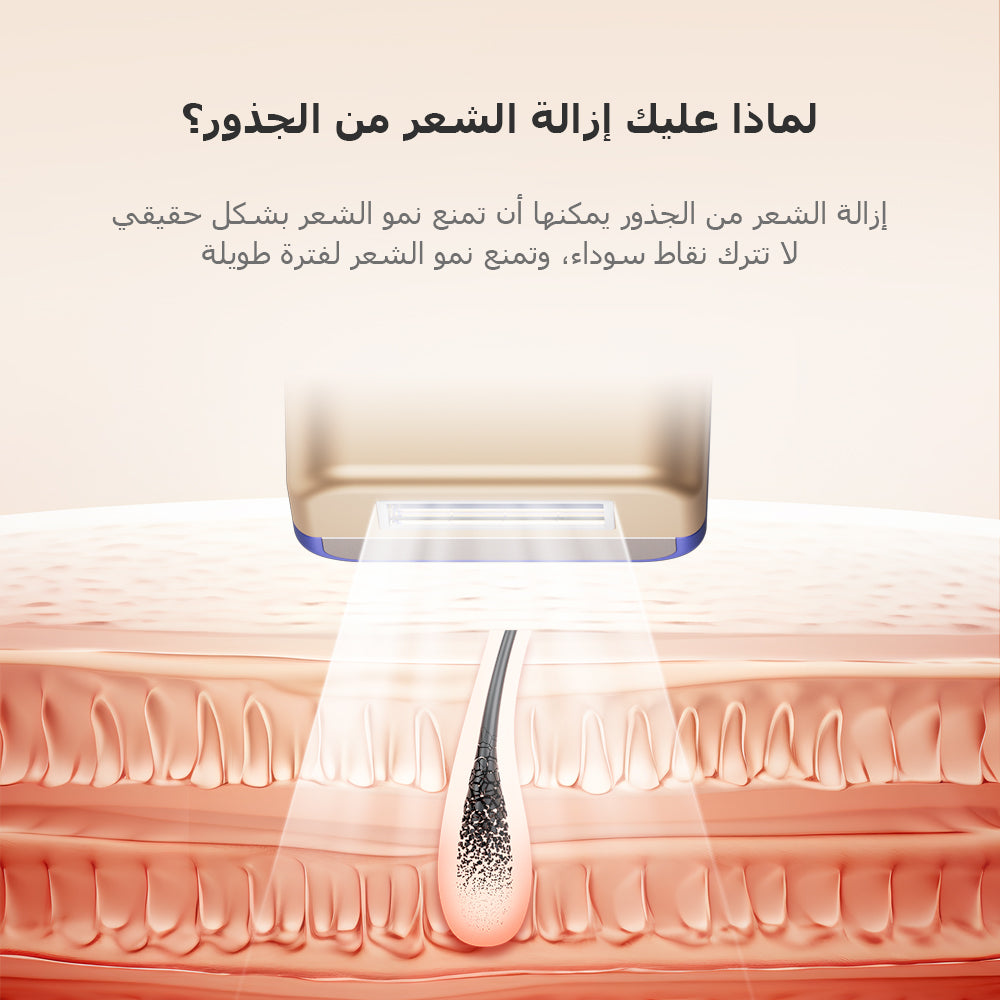 جهاز إزالة الشعر بالليزر المنزلي الأزرق KinseiBeautyT16 (عدسة HR*1) - Kinseibeauty | متجر على الإنترنت