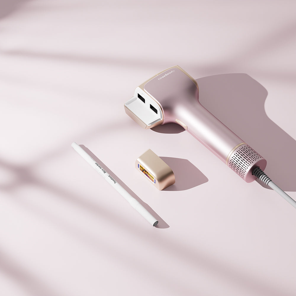 جهاز KinseiBeauty T36 لإزالة الشعر بالليزر | طاقة عالية 38J/S · تقنية DSS للتعرّف على لون البشرة · قاعدة تعقيم بالأشعة فوق البنفسجية(عدسة HR*1)