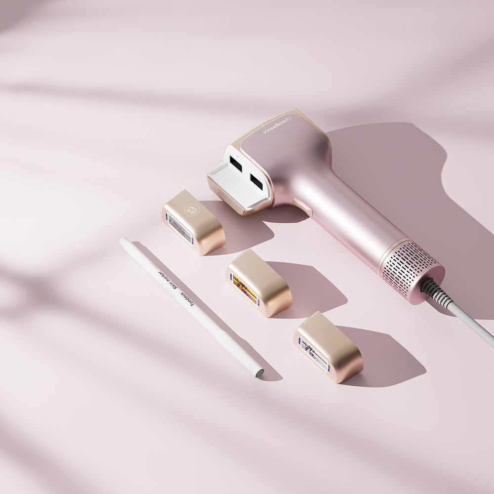 جهاز KinseiBeauty T36 لإزالة الشعر بالليزر | طاقة عالية 38J/S · تقنية DSS للتعرّف على لون البشرة · قاعدة تعقيم بالأشعة فوق البنفسجية(3*العدسات)