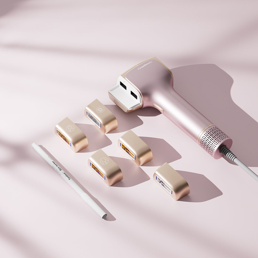 جهاز KinseiBeauty T36 لإزالة الشعر بالليزر | طاقة عالية 38J/S · تقنية DSS للتعرّف على لون البشرة · قاعدة تعقيم بالأشعة فوق البنفسجية(5*العدسات)