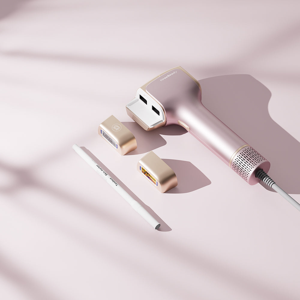 جهاز KinseiBeauty T36 لإزالة الشعر بالليزر | طاقة عالية 38J/S · تقنية DSS للتعرّف على لون البشرة · قاعدة تعقيم بالأشعة فوق البنفسجية(2*العدسات)
