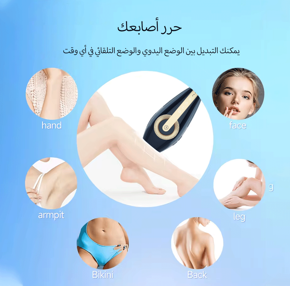 جهاز إزالة الشعر بالليزر المنزلي(HR) T17-MLAY - Kinseibeauty | متجر على الإنترنت