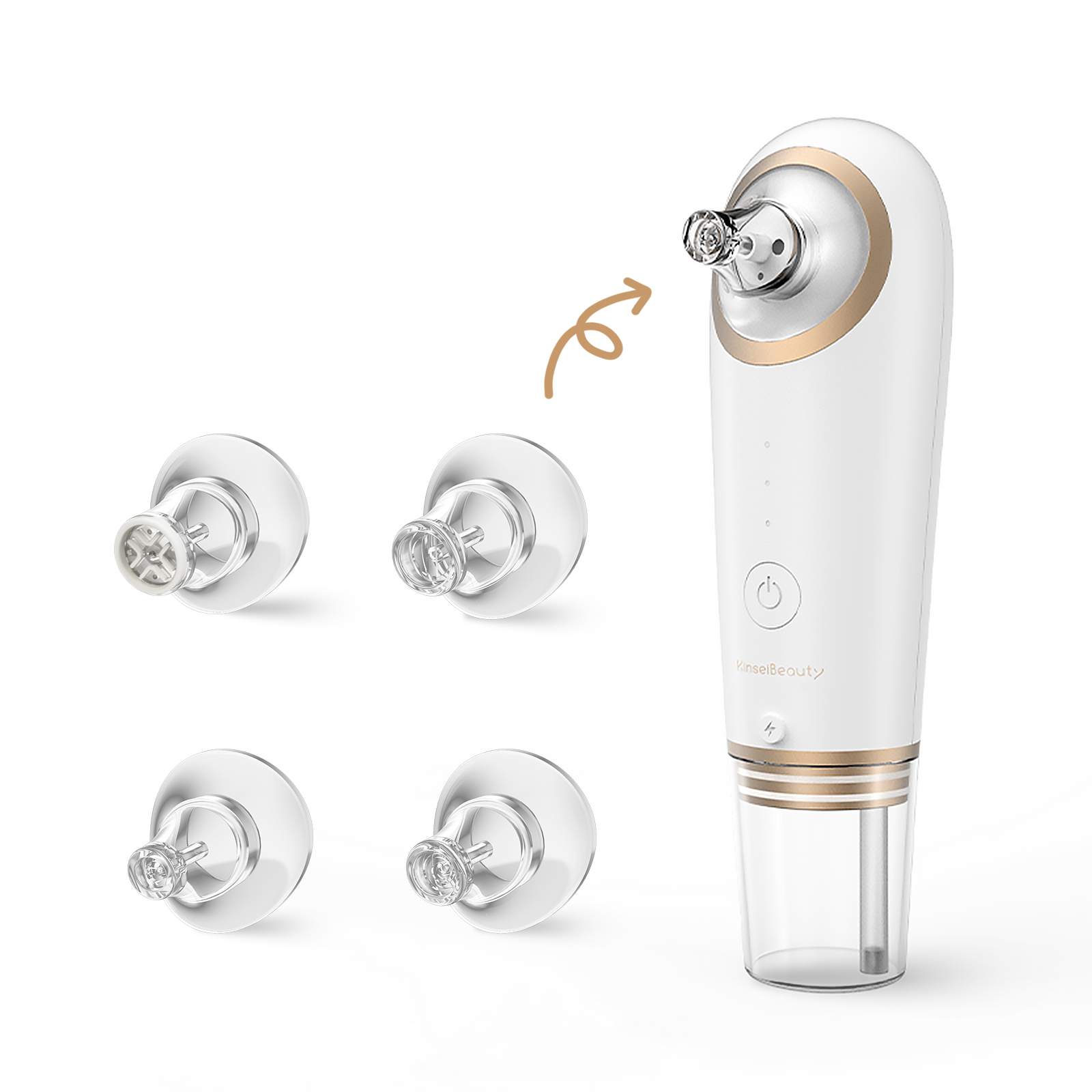 جهاز إزالة الشعر بالليزر المنزلي الأزرق KinseiBeautyT16  (2*العدسات)